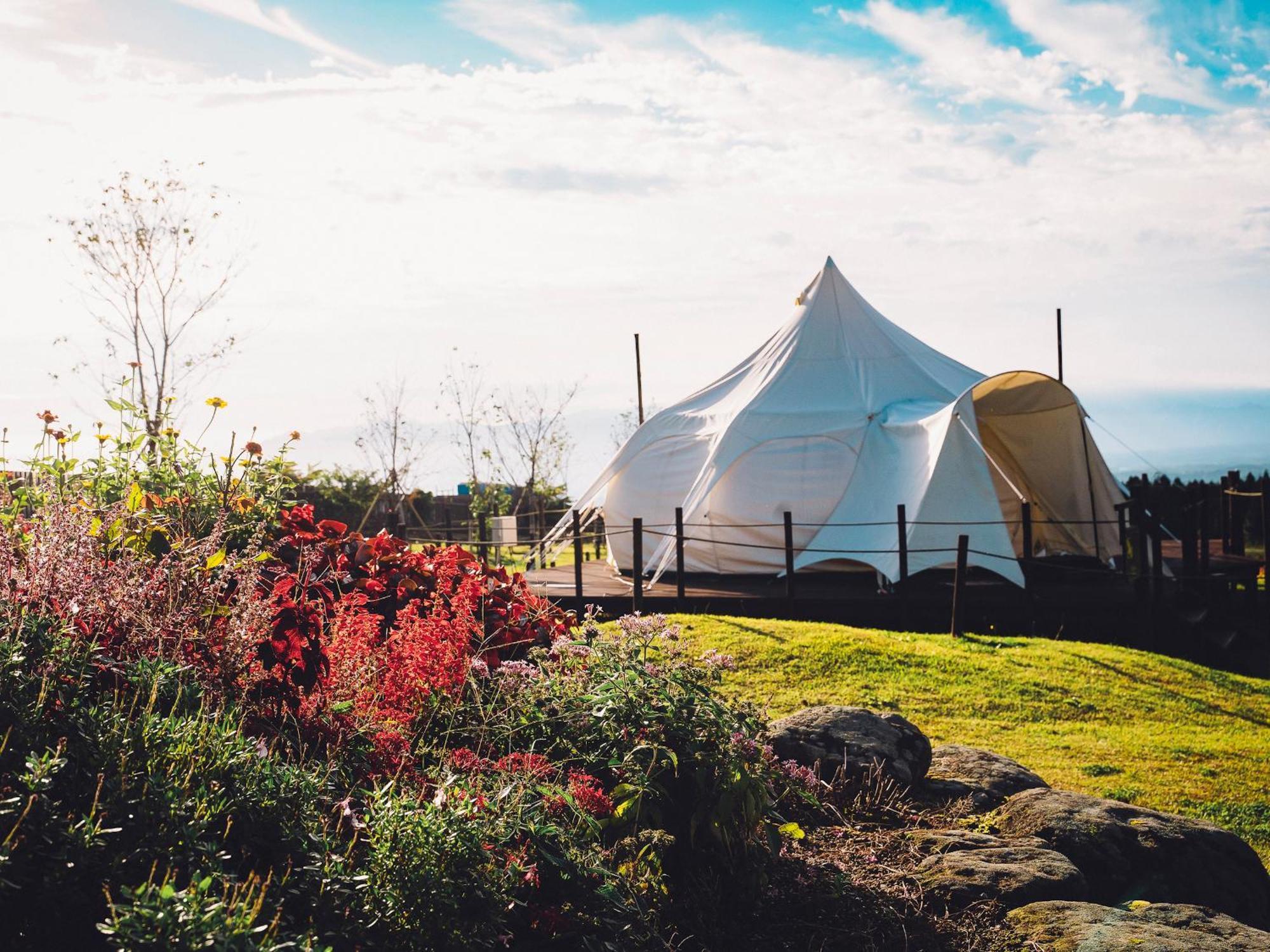 くじゅう花公園　キャンピングリゾート花と星 Kuju Exterior photo